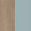 Rovere Fumo RF / Blu Pastello Opaco F98