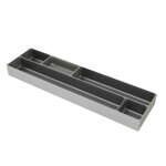 Organizér s 5 priehradkami - hliník